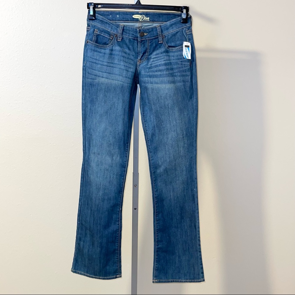 Old Navy The Diva Blue Reeds Bootcut Denim Jeans, Size 0